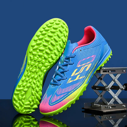 Chaussures de football professionnelles pour hommes, modèle TF (chaussures pour terrains synthétiques), offrant une adhérence et une résistance au glissement exceptionnelles, adaptées à toutes les saisons.