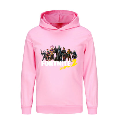 Fortnite Hoodie für Kinder und Babys, Cartoon-Kleidung, Unisex, Jungen, langärmelige Kapuzen-Sweatshirts, Jugendliche, Mädchen, lässige Jacken1007