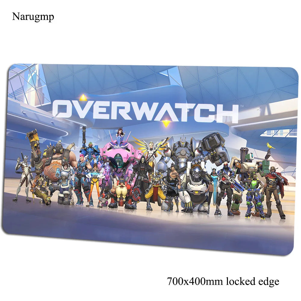 overwatch mouse pad 700x400x3mm gaming mousepad anime Personality office notbook desk mat Boy Gift padmouse games pc gamer mats