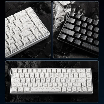 AJAZZ AK680 V2 E-sports Magnetic Switch Keyboard 8K Polling Rate 128K Ultra-high Scan Rate Aluminum Alloy Positioning Plate