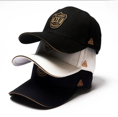 Men's Hat Baseball Cap for Men New Fashion Luxury Brand Embroidery Chinese Style Big Size Cotton Trucker Hat HipHop For 4seasons
