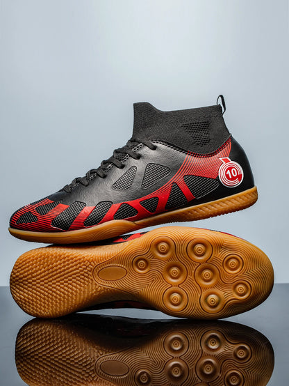 2026 New Professional Indoor Flat Bottomed Football Shoes Teenagers Durable Comfortable Training Shoes Adult Non Slip Soccer Sho