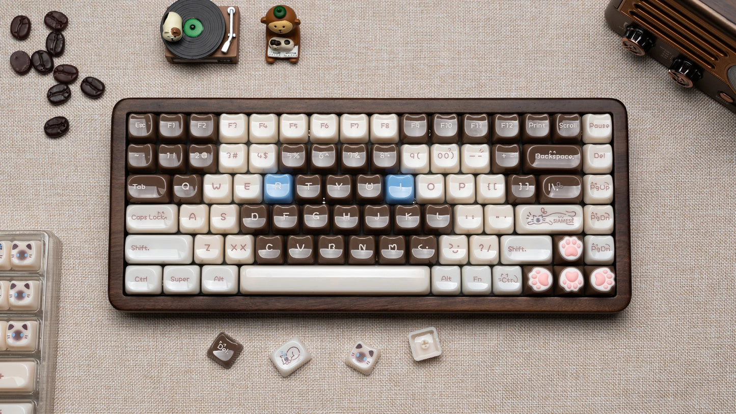 Womier WD75 QMK/VIA Tastiera gaming in legno, wireless tri-mode, meccanica personalizzabile RGB hot swappable, 8000mAh