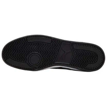 Baskets basses polyvalentes et confortables Puma Dribble, blanches et noires, 40032605