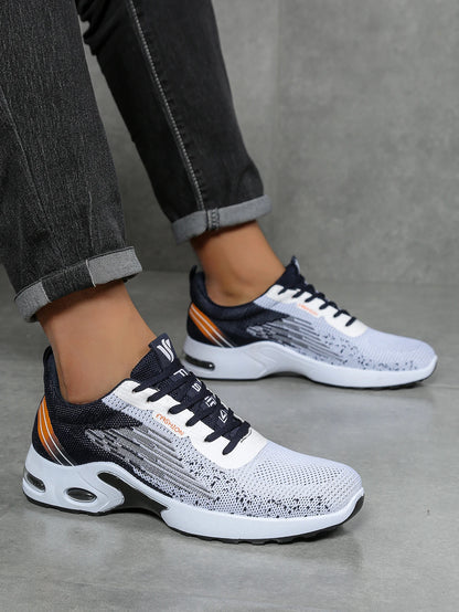 Men's shoes Autumn Men's casual shoes: Fashionable versatile breathable mesh casual sports shoes Affordable Free shipping
