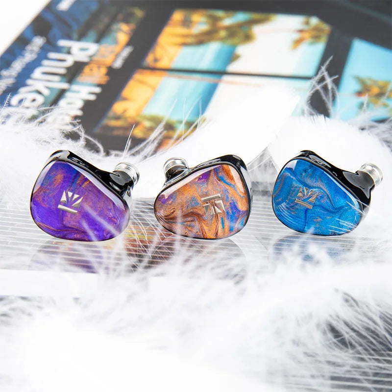 KBEAR KB02 Conduction osseuse pilote dynamique casque filaire 3D imprimé résine cavité IEM écouteurs pour musique vocale et rythmique
