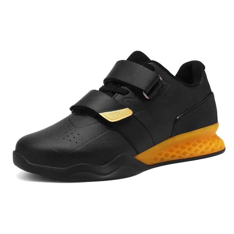 Weightlifting Shoes Professional  Men Women Powerlifting Squat Training Hard Sole Gym Shoes with Stable Heel Non Slip Design