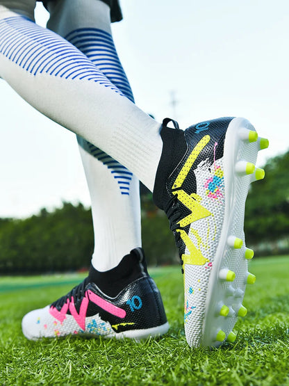 Scarpe da calcio da uomo, scarpe da calcio Society, scarpe da calcio professionali, scarpe da calcio da campo veloce al coperto, scarpe da ginnastica da ragazzo, allenamento originale