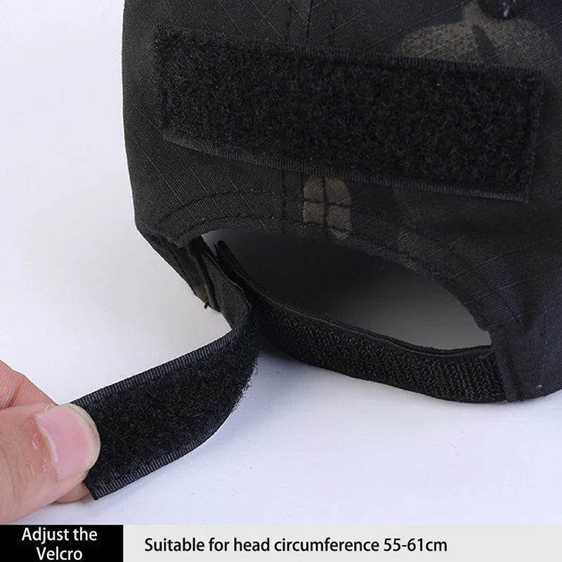 Fashion Baseball Caps for Men Women Camouflage Soldier Combat Paintball Adjustable Summer Hiking Fishing Snapback Sun Hat Unisex