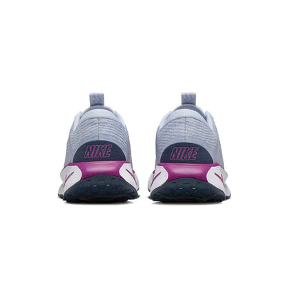 Nike Wave Thick-Soled Design Cushioning and Wear-Resistant Training Women's Running Shoes New Model Motiva Unique Pattern Sole Comfortable Foot Feel Outdoor Sports Running Shoes Gray Pink Navy Blue Fashionable Color Wave Sole