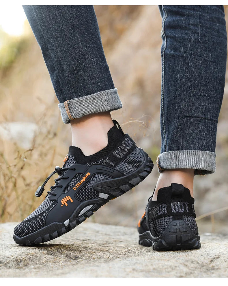 Chaussures décontractées d'été respirantes pour hommes, chaussures de sport pour hommes, confortables et légères, chaussures de sport d'extérieur
