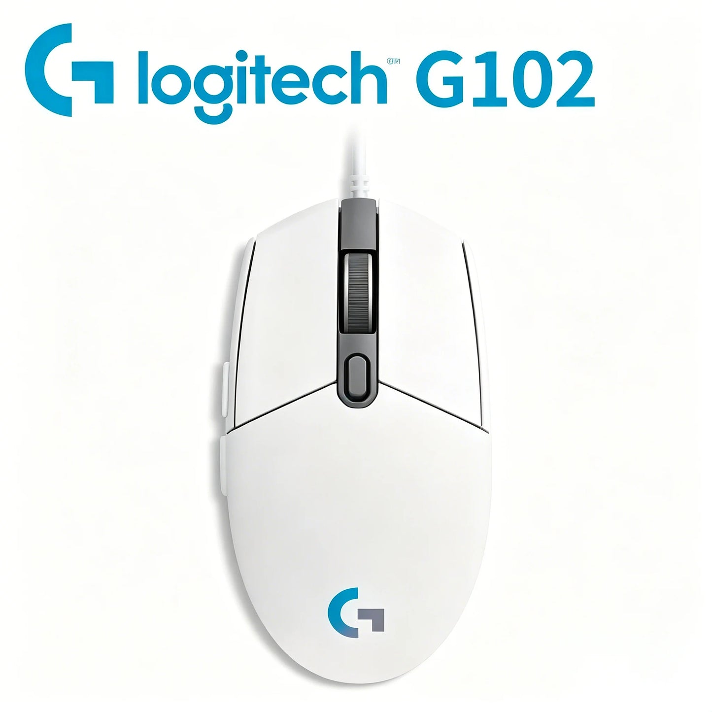 Logitech G102 Wired Gaming Mouse RGB Backlight 8000DPI Optical Sensor 6 Programmable Buttons for PC Laptop Gamers