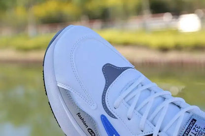 Chaussures pour hommes chaussures légères en cuir Pu chaussures décontractées 2025New baskets pour hommes mode hommes chaussures de Tennis respirant Sport chaussure de course
