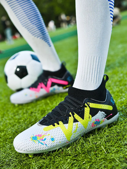 Scarpe da calcio da uomo, scarpe da calcio Society, scarpe da calcio professionali, scarpe da calcio da campo veloce al coperto, scarpe da ginnastica da ragazzo, allenamento originale