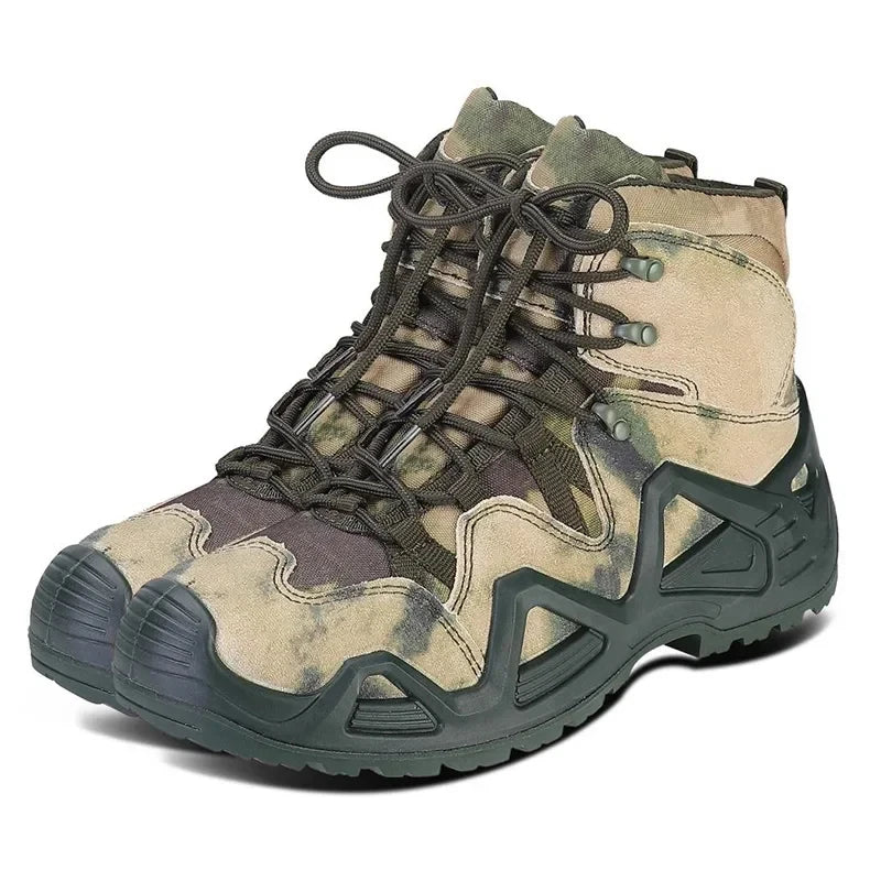 Hommes tactique militaire formation désert bottes mâle en plein air Camping randonnée escalade Trekking chasse chaussures antidérapantes sport baskets
