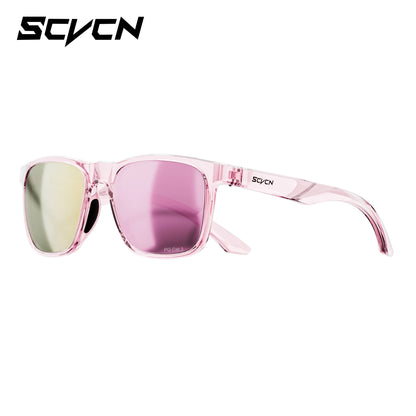 SCVCN Occhiali da escursionismo polarizzati Occhiali da pesca Occhiali da ciclismo Occhiali alla moda UV400 da bici da uomo MTB Occhiali sportivi da bicicletta per attività all'aperto