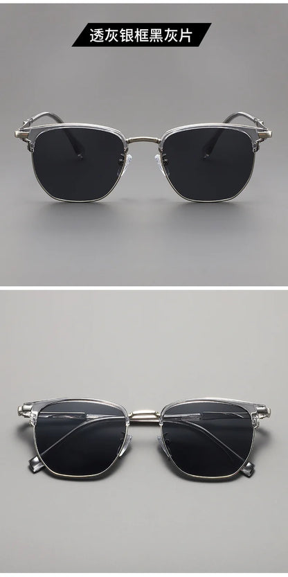 New Arrival Vintage Square Sunglasses Women Men Metal Frame Sun Glasses Female Eyewear Sunglasses for Male Female Eyeglasses