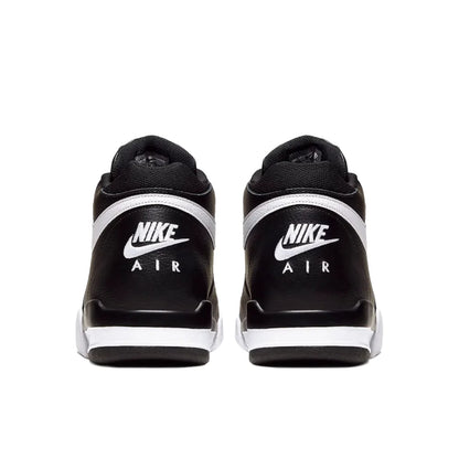 Nike Flight Legacy Mid-Top Retro Basketball Sneakers Men's Black/White BQ4212-002