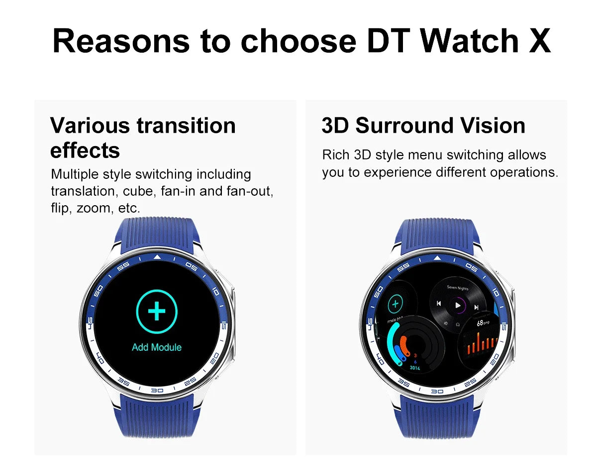 2025 New For OPPO Watch X High-End Business Watch Men 32Gb Memory Video Playback Smart Watch Sports Fitness Waterproof Bracelet