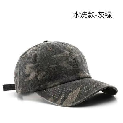 1 PC Unisex Hiking Camouflage Tactics Baseball Cap Leaves Jungle Hat Unstructured Cotton 6 Panel Baseball Cap