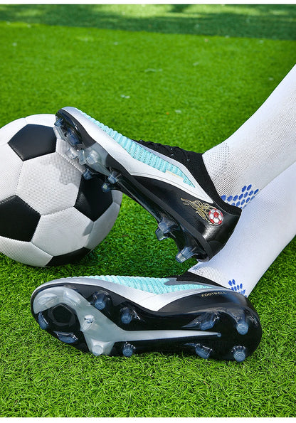 New Men Football Boots Sport Soccer Shoes Outdoor Cleats Adult Non Slip Boys Long Spikes Training Breathable Match Comfortable