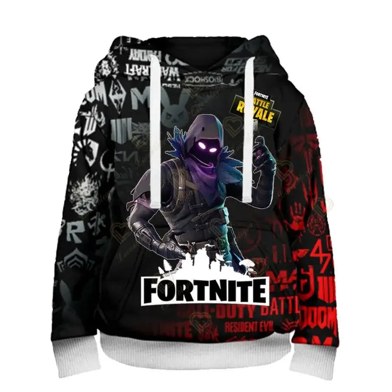 Sweatshirts e hoodies Fortnite Peely com estampado de novo design, para homem, mulher e criança, manga comprida, moda casual, streetwear com capuz, pulóveres