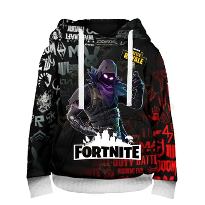 Sweatshirts e hoodies Fortnite Peely com estampado de novo design, para homem, mulher e criança, manga comprida, moda casual, streetwear com capuz, pulóveres