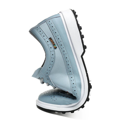 Scarpe da golf professionali da uomo in pelle di alta qualità, traspiranti, scarpe sportive per competizioni e allenamenti di golf, taglie forti 39-47#