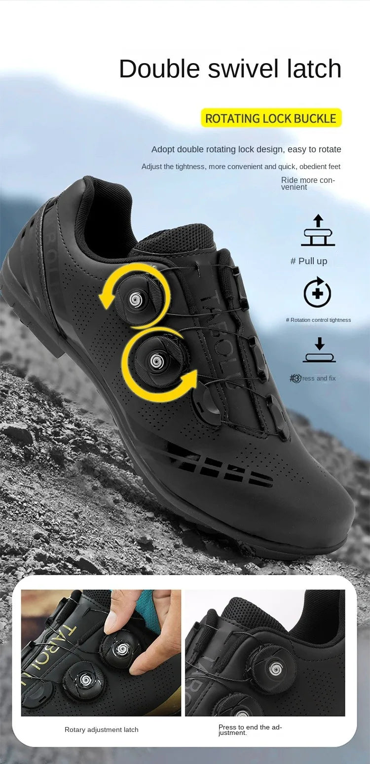 MTB cycling shoes breathable men and women off-road mountain bike cycling shoes self-locking speed mountain bike pedal shoes