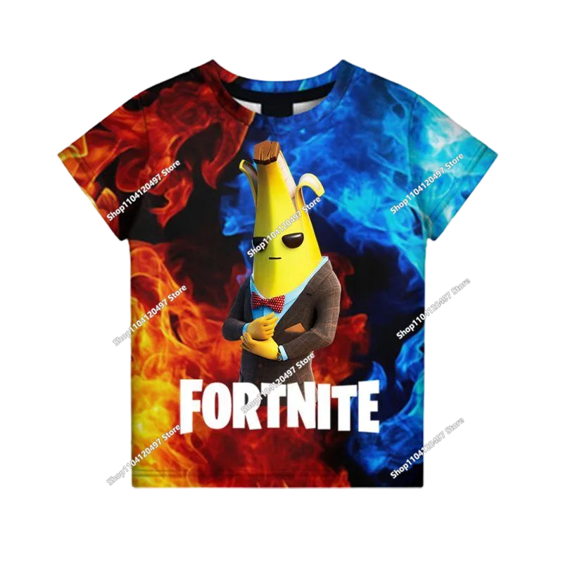 2025 3D New Children's Anime Fortnite Printed Sweater Series Pullover Generation Tide Brand Hoodie Gift