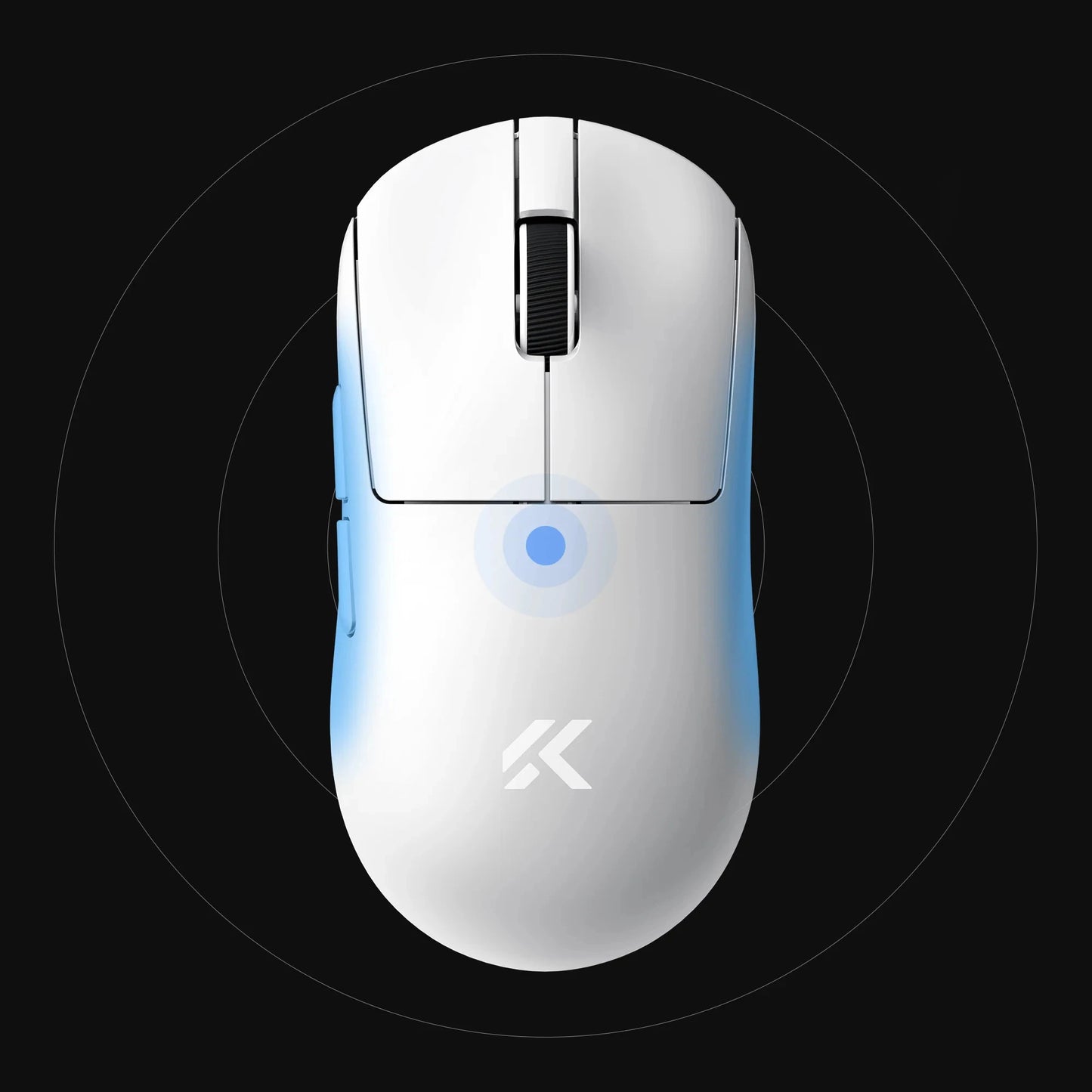 MCHOSE A7 V2 mouse da gaming wireless leggero, doppia frequenza di polling 8,000Hz, PAW3950 TI, mouse per gaming, eSport e ufficio