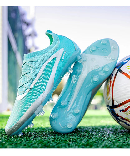 New Men Football Boots Outdoor Cleats Breathable Adult Non Slip Soccer Shoes Sport Long Spikes Training Boys Match Comfortable