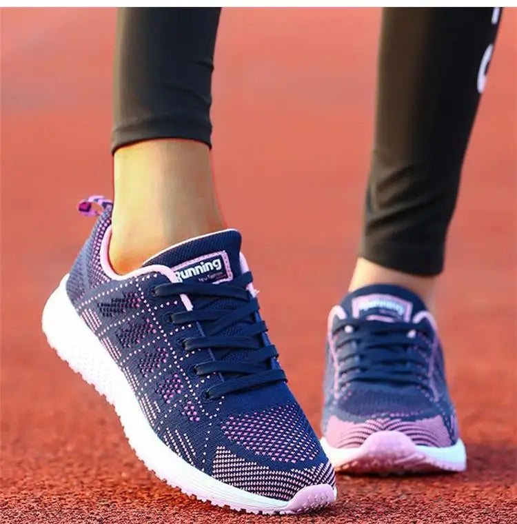 Zapatos planos para mujer, zapatos con cordones, zapatillas deportivas informales, zapatos blandos para mujer, tallas grandes