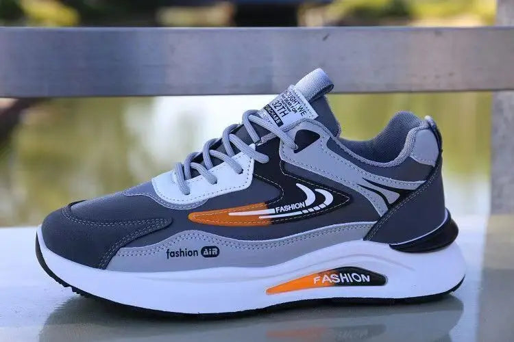 Chaussures pour hommes chaussures légères en cuir Pu chaussures décontractées 2025New baskets pour hommes mode hommes chaussures de Tennis respirant Sport chaussure de course