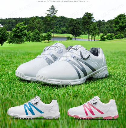 PGM Boys Girls Golf Shoes Light Weight Soft and Breathable Waterproof Anti-slip Universal Outdoor Sports Shoes XZ127