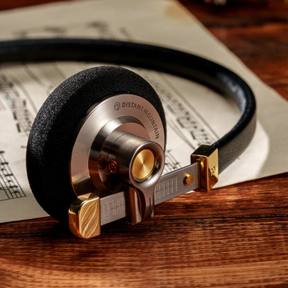 Casque filaire supra-auriculaire Roseselsa Distant Mountain, design rétro métallique, écouteurs HiFi