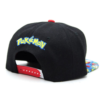 Anime Figure Pokemon Baseball Cap Pikachu Hat Adjustable Pokemon Cosplay Hip Hop Cartoon Adult Hats Boy Girl Kids Birthday Gifts