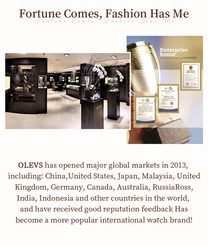 OLEVS Women's Watches Starry Sky Design Automatic Watch for Women Stainless Steel Flywheel Hollowed Ladies Mechanical Watch 7036