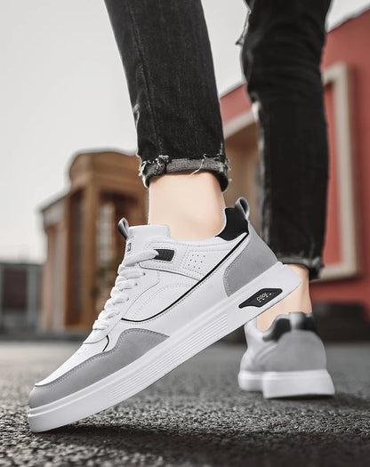 Męskie niskie buty sportowe na co dzień – modne trampki do koszykówki w stylu ulicznym, buty do skateboardingu dla nastolatków