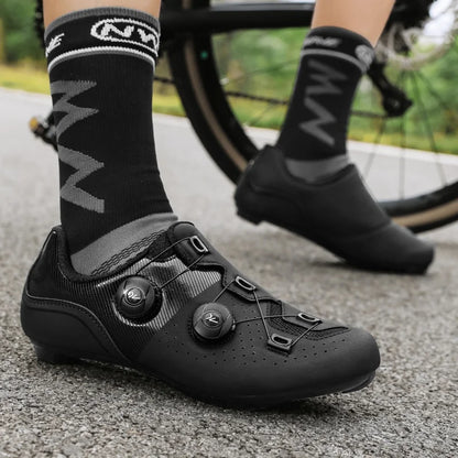 Cyklistické boty, cyklistické tenisky, s přezkami, protiskluzové, pánské boty na horskou cyklistiku, cyklistické boty, silniční obuv, rychlostní boty