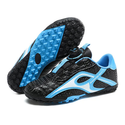 Chaussures de football pour enfants, pointures 28-39, crampons longs/courts, pour terrain en herbe, entraînement sportif en plein air