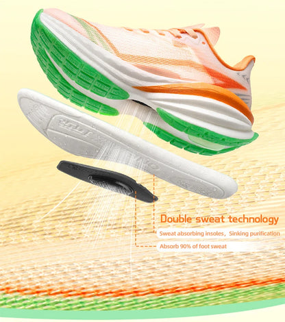 Scarpe da running ONEMIX YUE SHUANG da uomo con cuscinetto d’aria, sneakers sportive da coppia, scarpe da corsa per sport all’aperto e camminata da donna