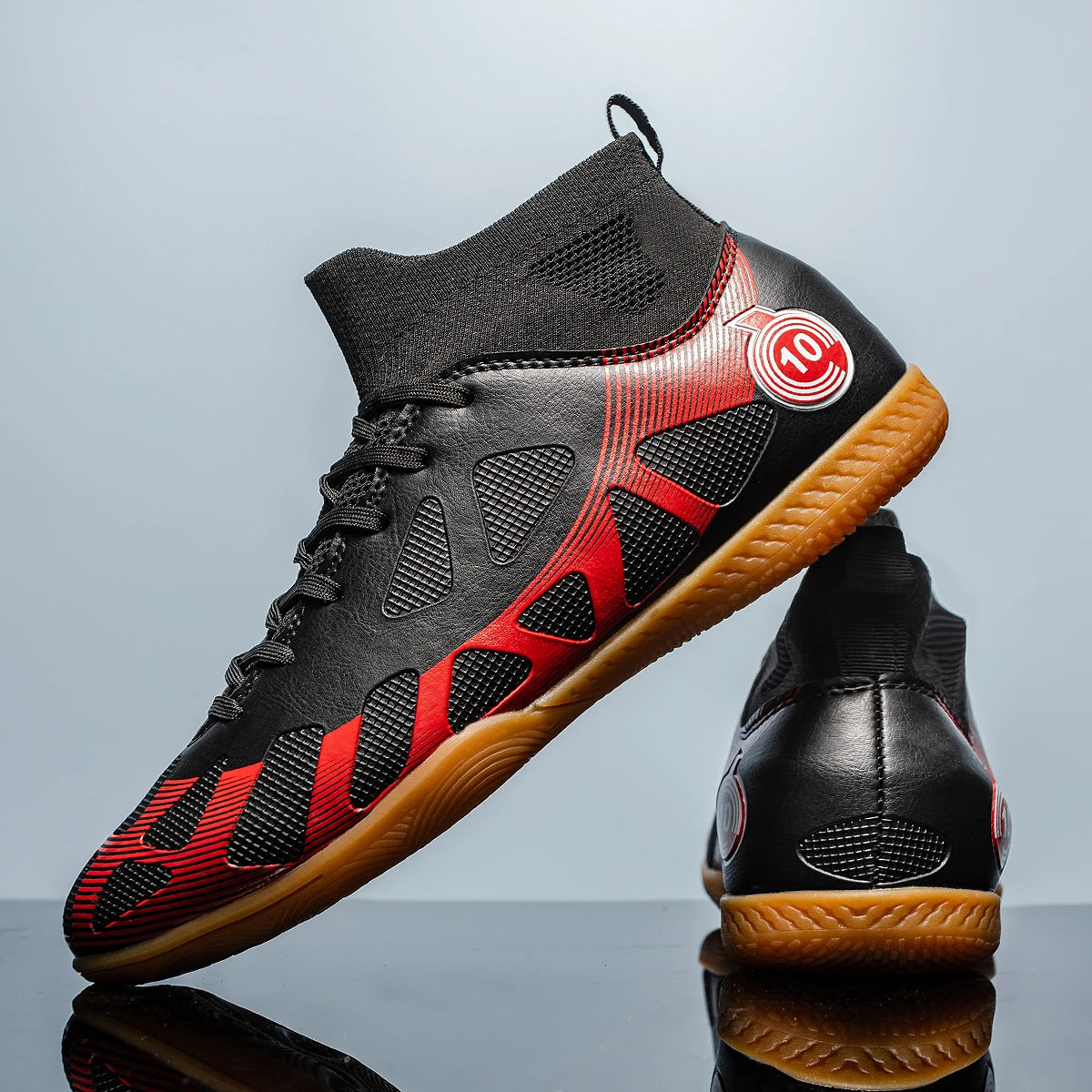 2026 New Professional Indoor Flat Bottomed Football Shoes Teenagers Durable Comfortable Training Shoes Adult Non Slip Soccer Sho