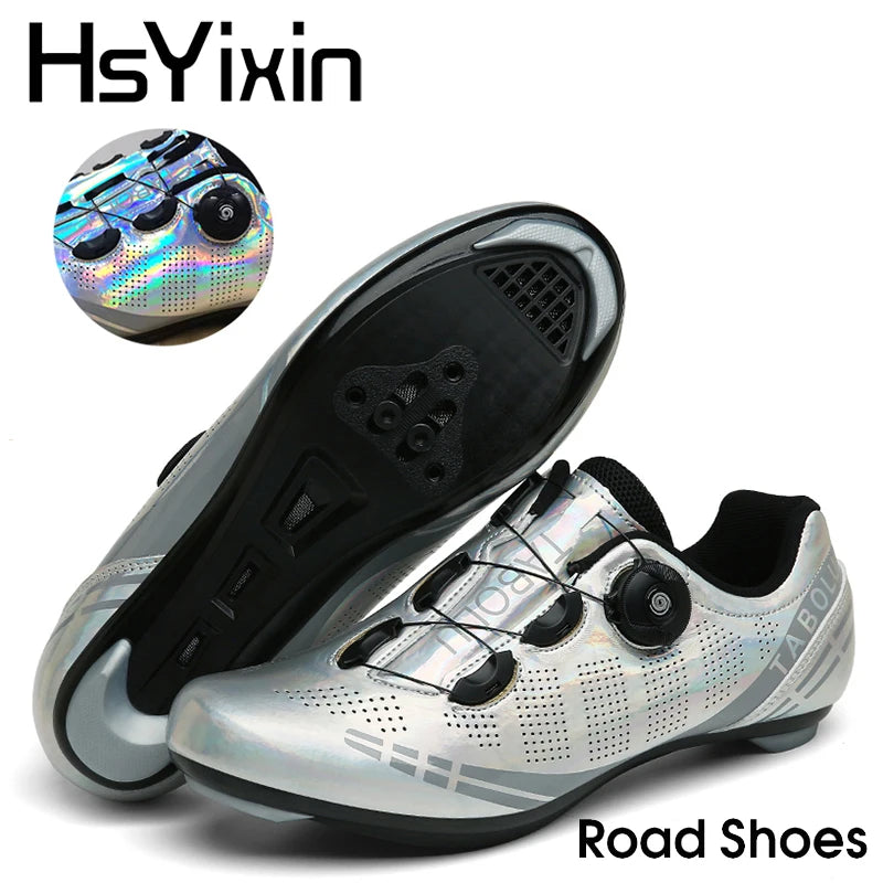 MTB cycling shoes breathable men and women off-road mountain bike cycling shoes self-locking speed mountain bike pedal shoes