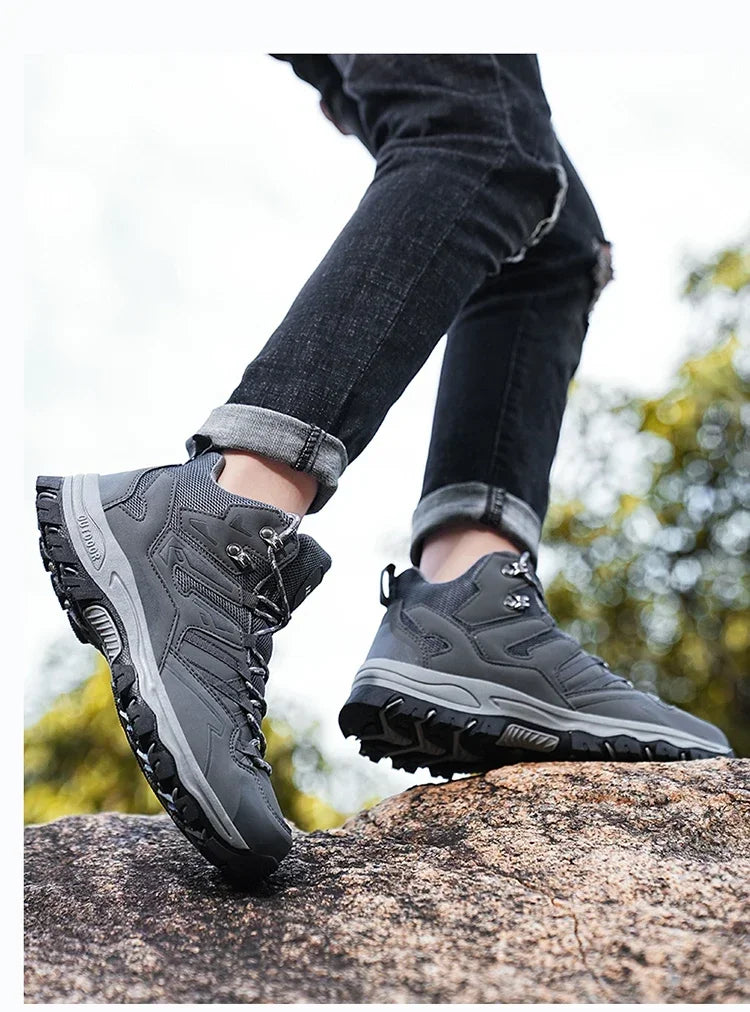 Chaussures de randonnée unisexes imperméables pour hommes et femmes, chaussures d'escalade respirantes et confortables pour l'extérieur, 2024