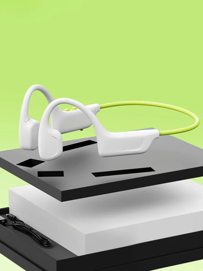 Choice Lenovo S102 Écouteurs sportifs sans fil à conduction osseuse, étanches IPX6, pour le cyclisme et le fitness, Bluetooth V6.0
